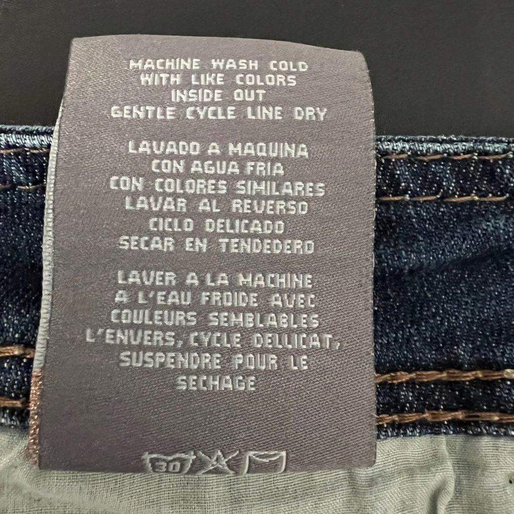 Melissa McCarthy Whiskering Straight Leg Blue Denim Jeans | Women's Plus Size 20 - Picture 11 of 14